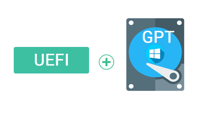 UEFI boot mode for GPT disk