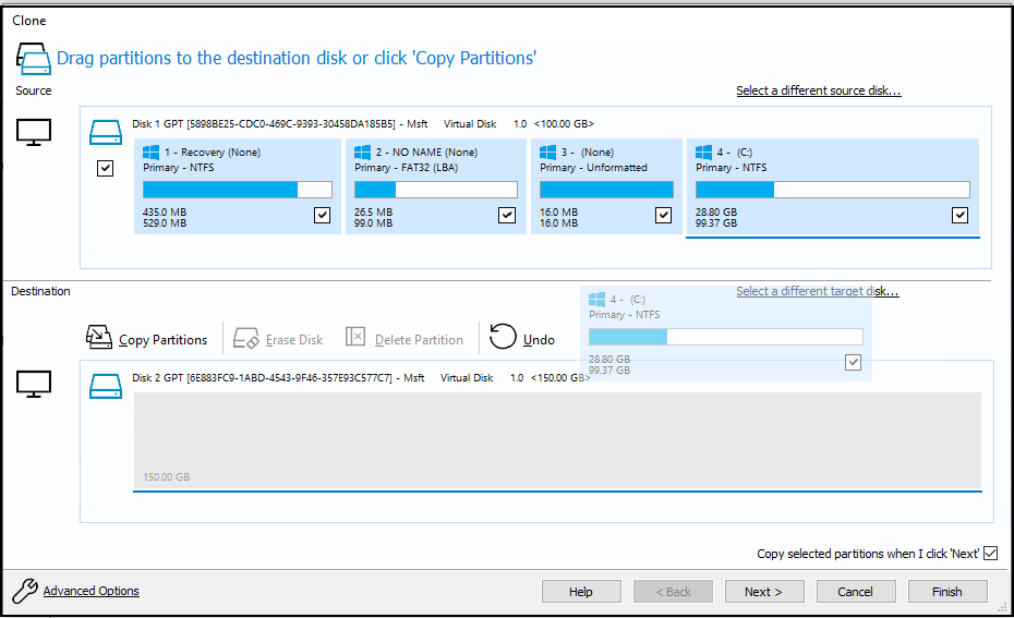 use macrium reflect to clone disk