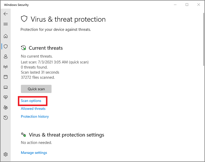 virus threat protection