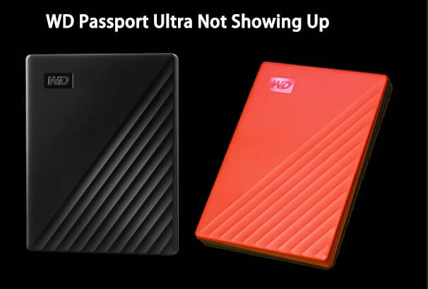 WD My Passport Ultra not showing up