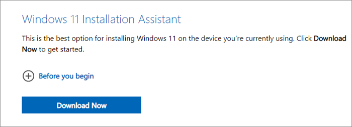 use windows 11 installation assistant to download windows 11 full version