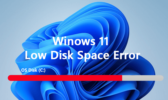 Windows 11 low disk space error