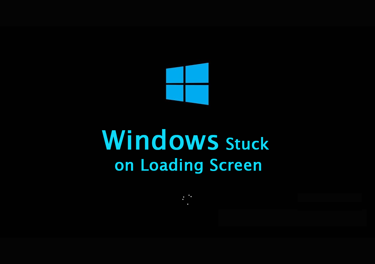 Windows stuck in loading screen