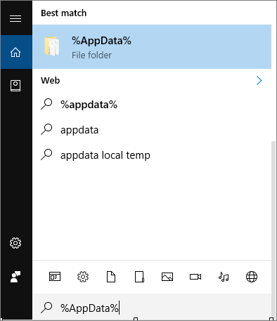 appdata folder