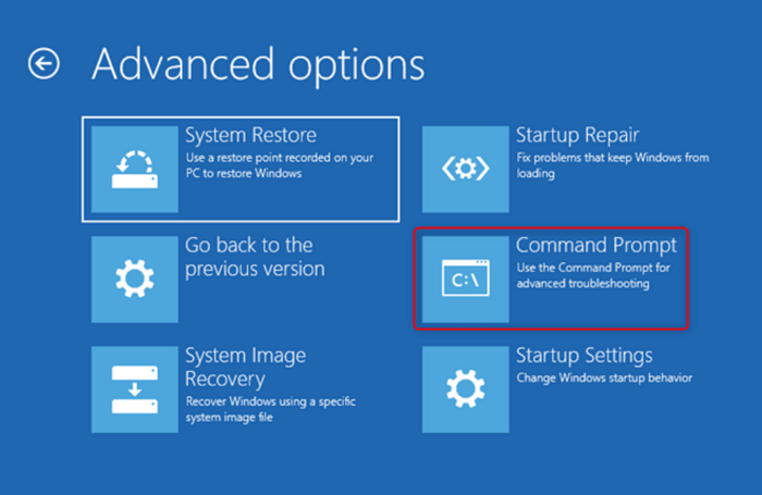 enter command prompt