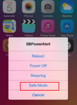 boot into safe mode to fix can't connect to the camera