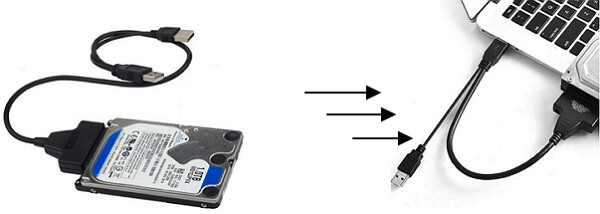 Connect disk to anther PC and get off disk data