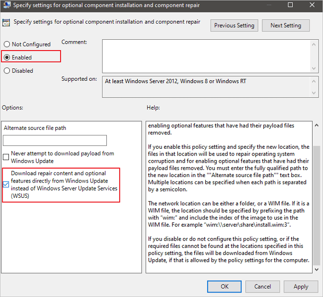 fix error code 0x800f0954 - Run Group Policy Editor