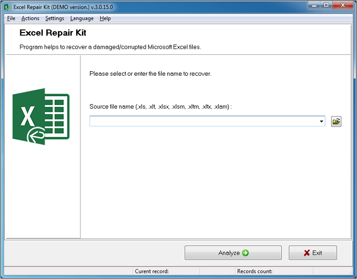 excel repair kit