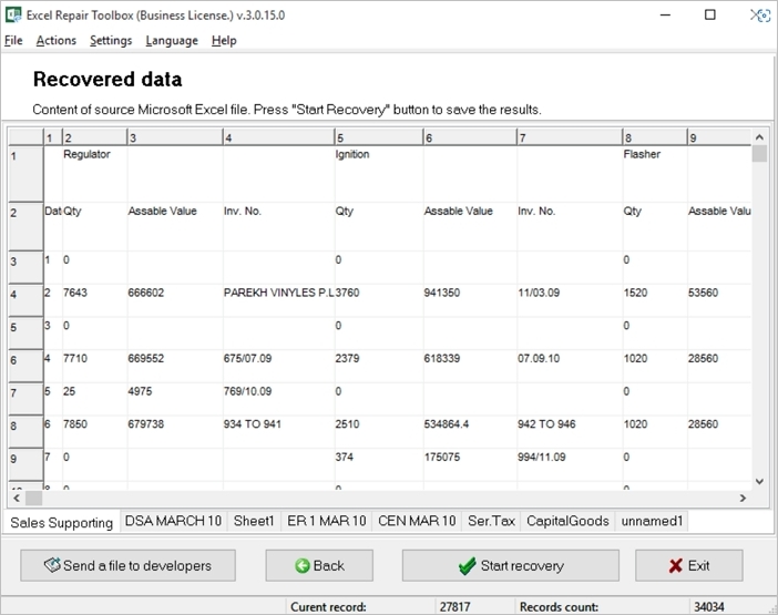 excel repair tools