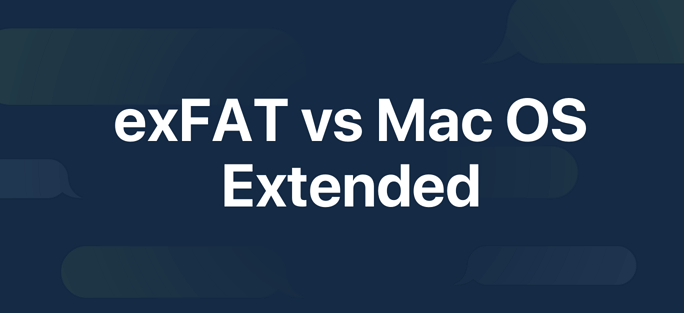 exFAT vs Mac OS Extended
