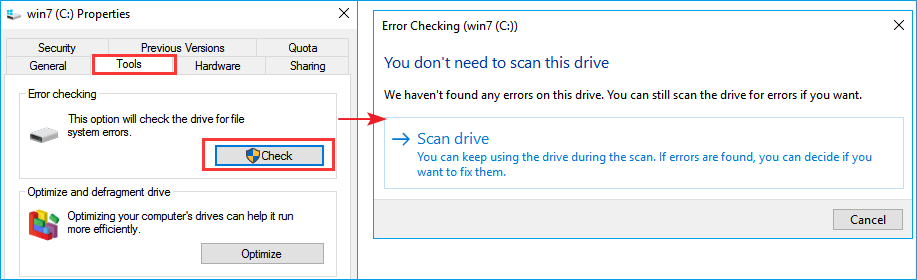 corrupt master file table