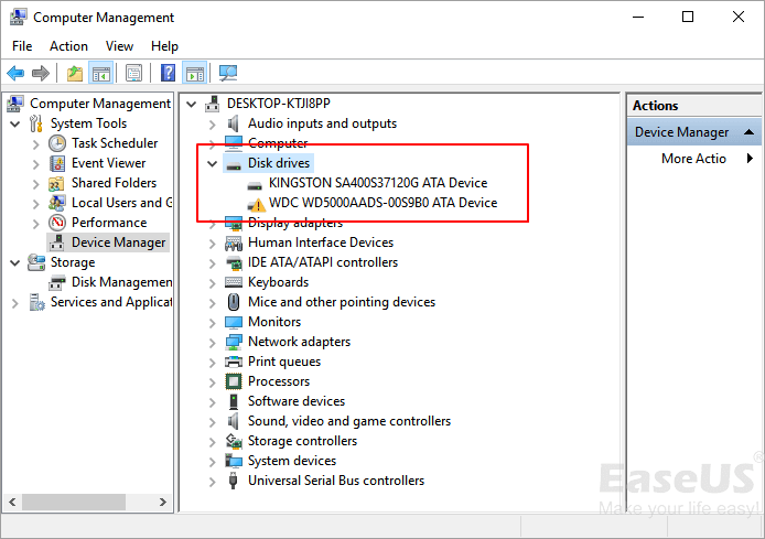 Check Second hard drive driver state in Device Manager.