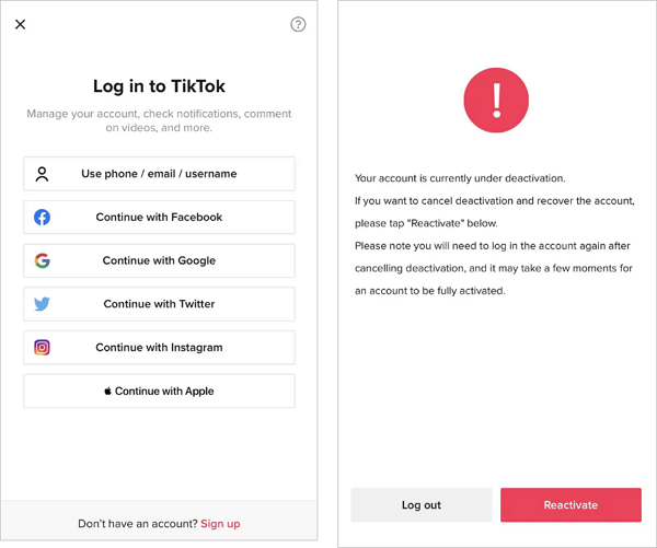 Recover TikTok Account You Deleted - 2