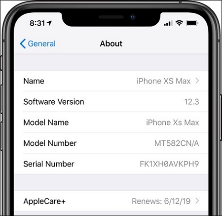 get information about your iphone
