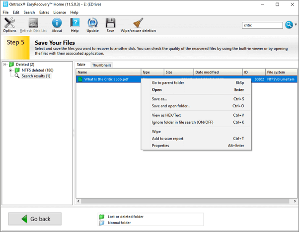 Ontrack hard drive data recovery software