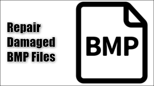 Repair damaged BMP files