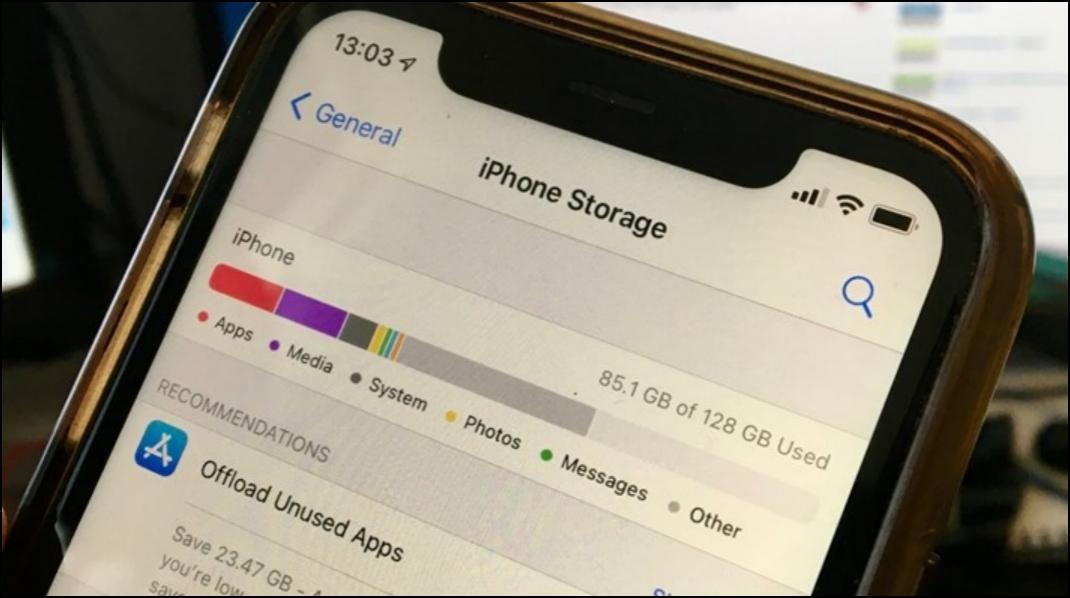iphone storage