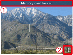 memory card locked error