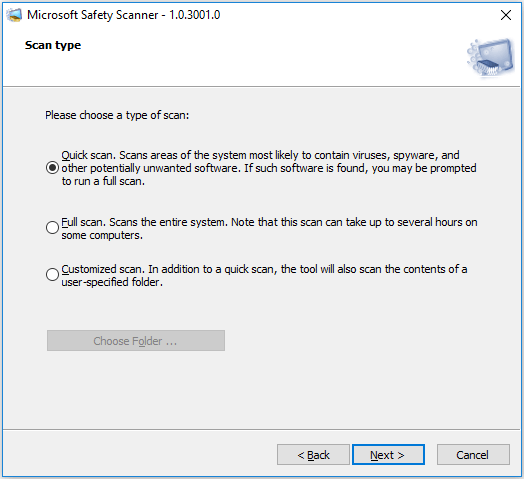 Fix Files/Folders Keeps Coming Back After Deletion -  Run Microsoft Safety Scanner