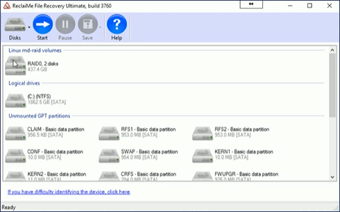 reconstruction NAS