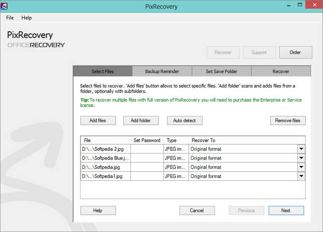 best photo repair software for PC - PixRecovery