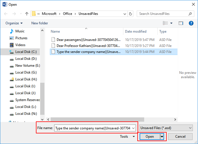 recover unsaved word document-3