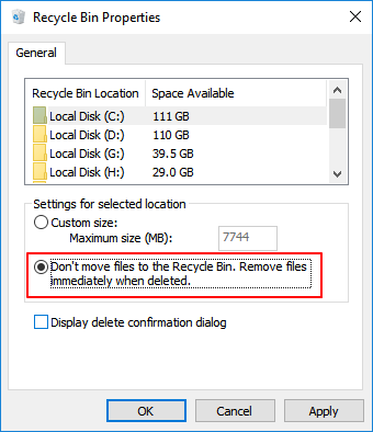 permanently delete files from computer