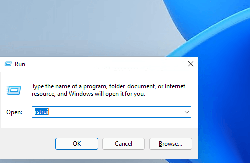 restore Windows 11