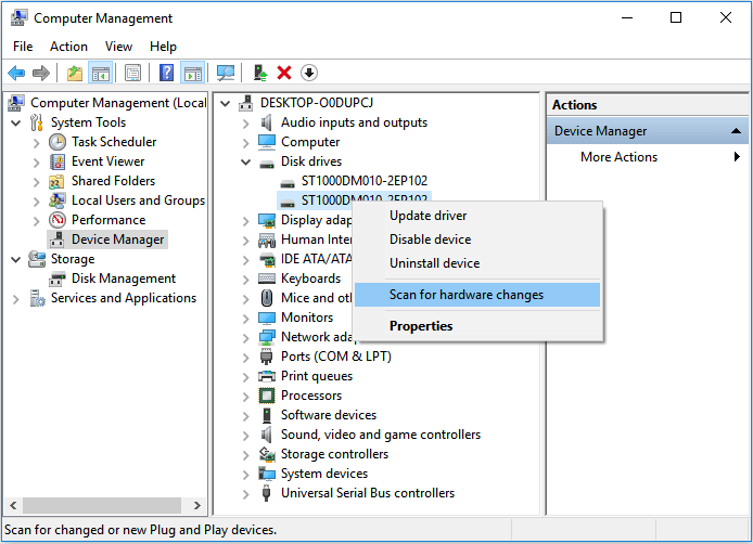 Fix Please insert a disk into removable disk - scan for hardware changes