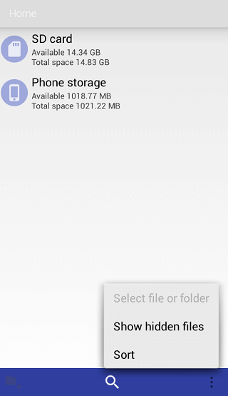 Show Hidden Files on Android