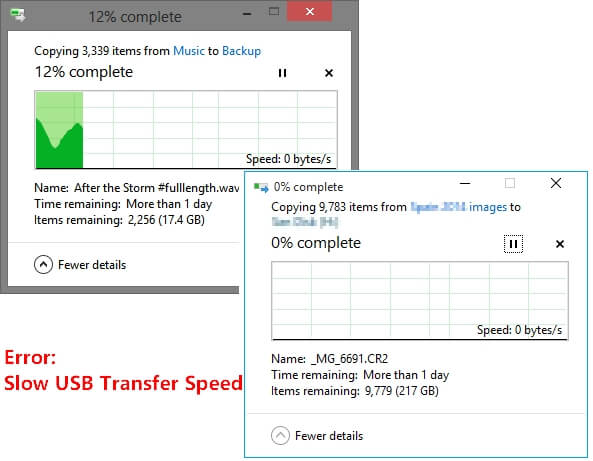 Slow USB Transfer speed
