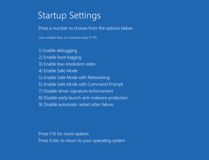 entersafe mode to fix repair loop