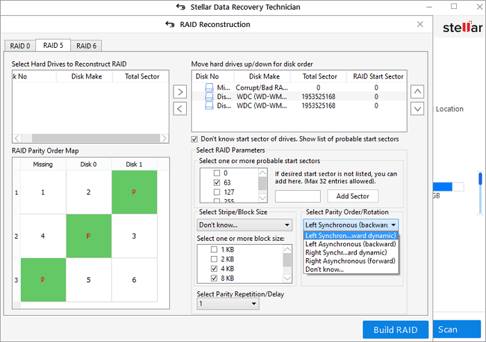stellar raid recovery