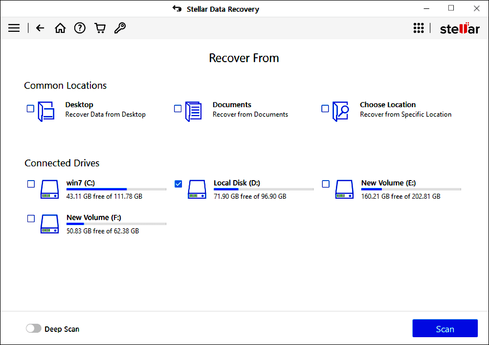 Stellar Data Recovery