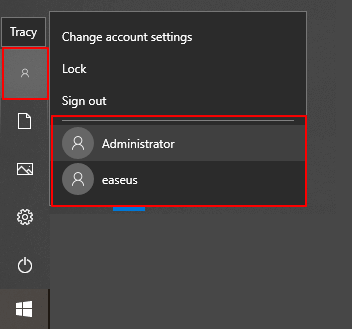 Switch user account to find missing files.