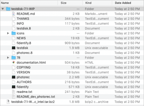 testdisk review download folder