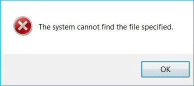 virtual disk manager the system cannot find the file specified