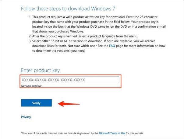 windows 7 iso download step 1