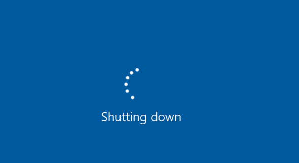 windows 10 will not shu down and restart automatically