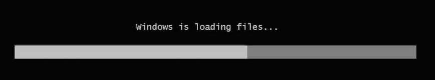 Windows stuck at loading files loop